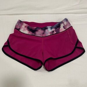 Lululemon Pink Speed Up Shorts